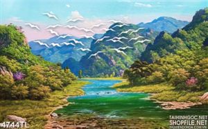 Tranh phong cảnh sơn dầu
