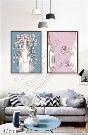 Tranh lụa 3D hoa kim cương nghệ thuật