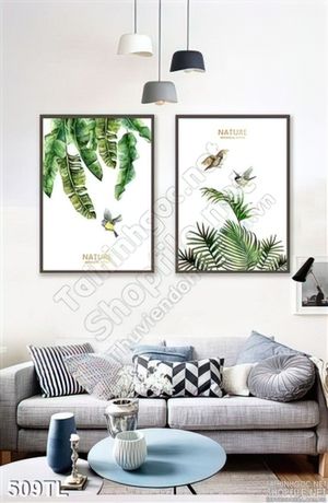 Tranh lụa 3D các loại lá treo tường đẹp