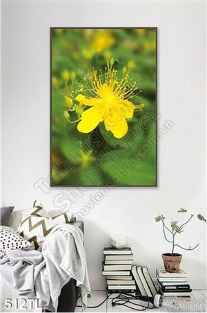 Tranh lụa 3D hoa trang trí đẹp