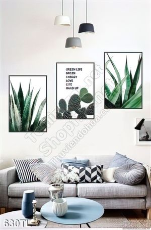 Tranh lụa 3D xương rồng trang trí đẹp