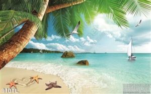 Tranh biển trang trí phòng khách đẹp