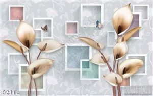 Tranh hoa Vân Môn trang trí tường tường độc đáo