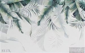 Tranh lá hiện đại trang trí phòng khách