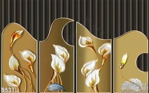 Tranh lụa 3D hoa Vân Môn đẹp độc đáo
