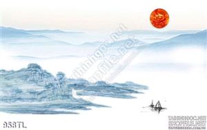 Tranh màu nước cảnh làng quê đẹp nhất