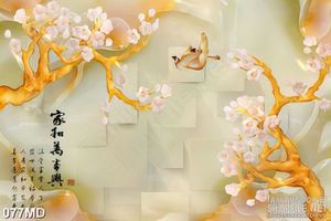 Tranh những cành anh đào khoe sắc in canvas