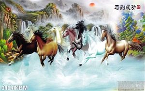 Tranh Bát Mã nghệ thuật