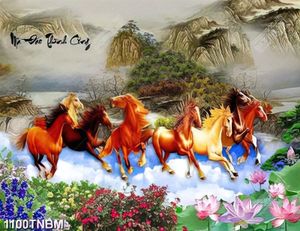 Tranh mã đáo thành công đẹp