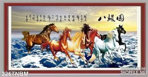 Tranh Bát Mã Treo Tường đẹp