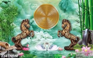 Tranh mã đáo thành công và trống đồng