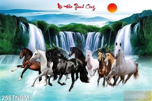 Tranh mã đáo thành công đẹp nhất
