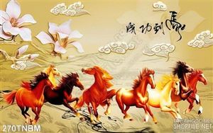 Tranh mã đáo thành công nghệ thuật
