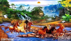 Tranh Ngựa psd mã đáo