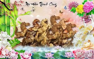 Tranh Ngựa wall decor