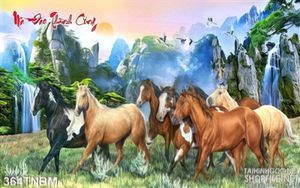 Tranh Ngựa treo tường độc đáo