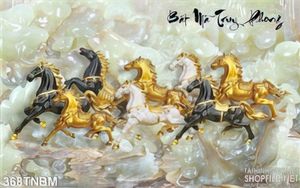 Tranh 3D giả ngọc Bát Mã