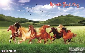 Tranh Ngựa và phong cảnh đẹp