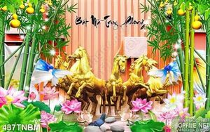 Tranh Ngựa trang trí tường