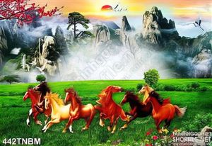 Tranh sơn thủy cùng Bát Mã