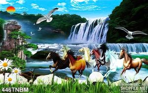 Tranh ngựa in 3D sắc nét