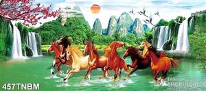Tranh treo tường Ngựa trên biển
