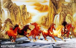File tranh Ngựa treo tường phong thủy