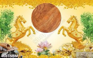Tranh phong thủy ngựa mã đáo thành công