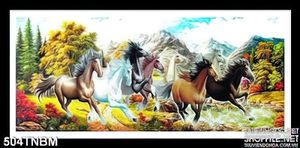 Tranh phong cảnh Bát Mã du xuân