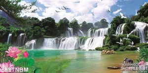 Tranh phong thủy mã đáo dán tường