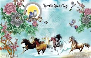 Tranh phong thủy mã đáo treo tường mới