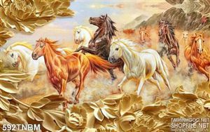 Tranh phong thủy mã đáo mới nhất