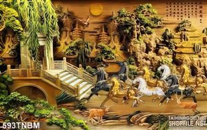 Tranh 3D đẹp nhất hình Bát Mã