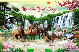 Tranh Bát Mã đạp vó truy phong