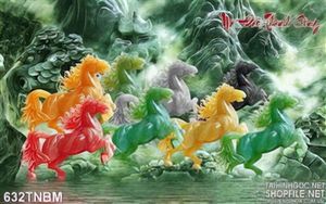 Tranh giả ngọc mã đáo treo tường