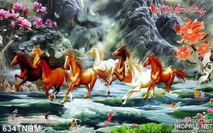 Tranh phong thủy Bát Mã phi thiên