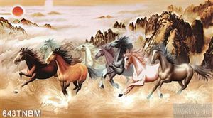 Tranh phong thủy Bát Mã phi thiên treo tường