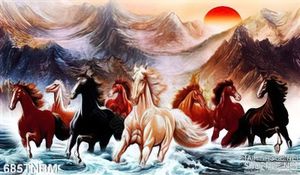 Hoàng hôn trên biển cùng Bát Mã phong thủy