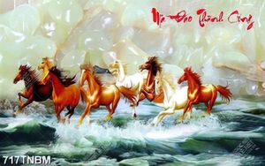 Tranh giả ngọc mã đáo thành công file gốc