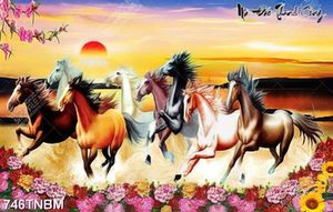 Tranh mã đáo thành công và hoa đẹp nhất
