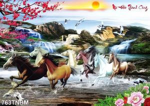Tranh trang trí phòng khách mã đáo thành công đẹp nhất