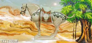 Tranh chú ngựa giả ngọc đẹp nhất in uv