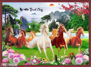 Tranh gắn tường mã đáo thành công và phong cảnh đẹp nhất