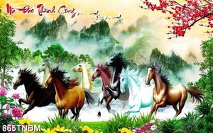 Tranh treo tường mã đáo thành công