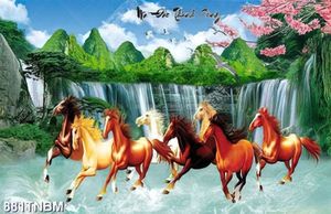 Tranh sơn thủy mã đáo thành công đẹp nhất