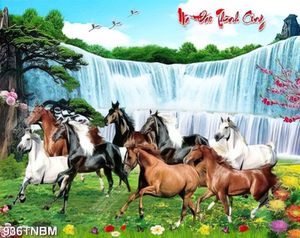 Tranh mã đáo thành công file PSD đẹp nhất