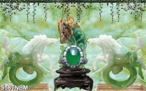 Tranh đá ngựa giả ngọc in kính chất lượng cao