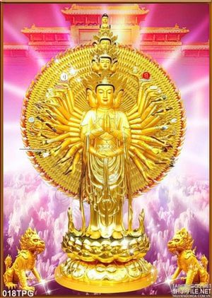 Tranh phật Bà nghìn tay