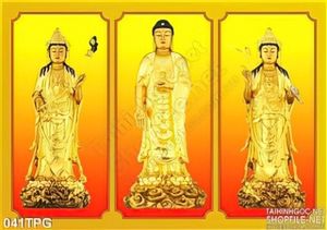 Tranh Tượng Phật trang trí tường