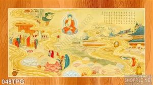 Tranh phật giáo thư pháp nghê thuật
